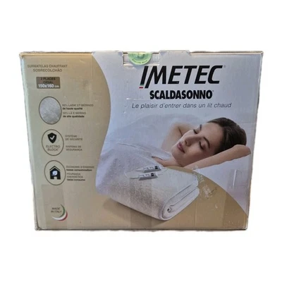 Imetec Scaldasonno, Wärmeunterbett Doppelbetten, 150x160 cm, 2 Temperaturstufen