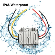 Waterproof DC 12V to 24V 2A Step-Up Power Supply Converter Regulator US