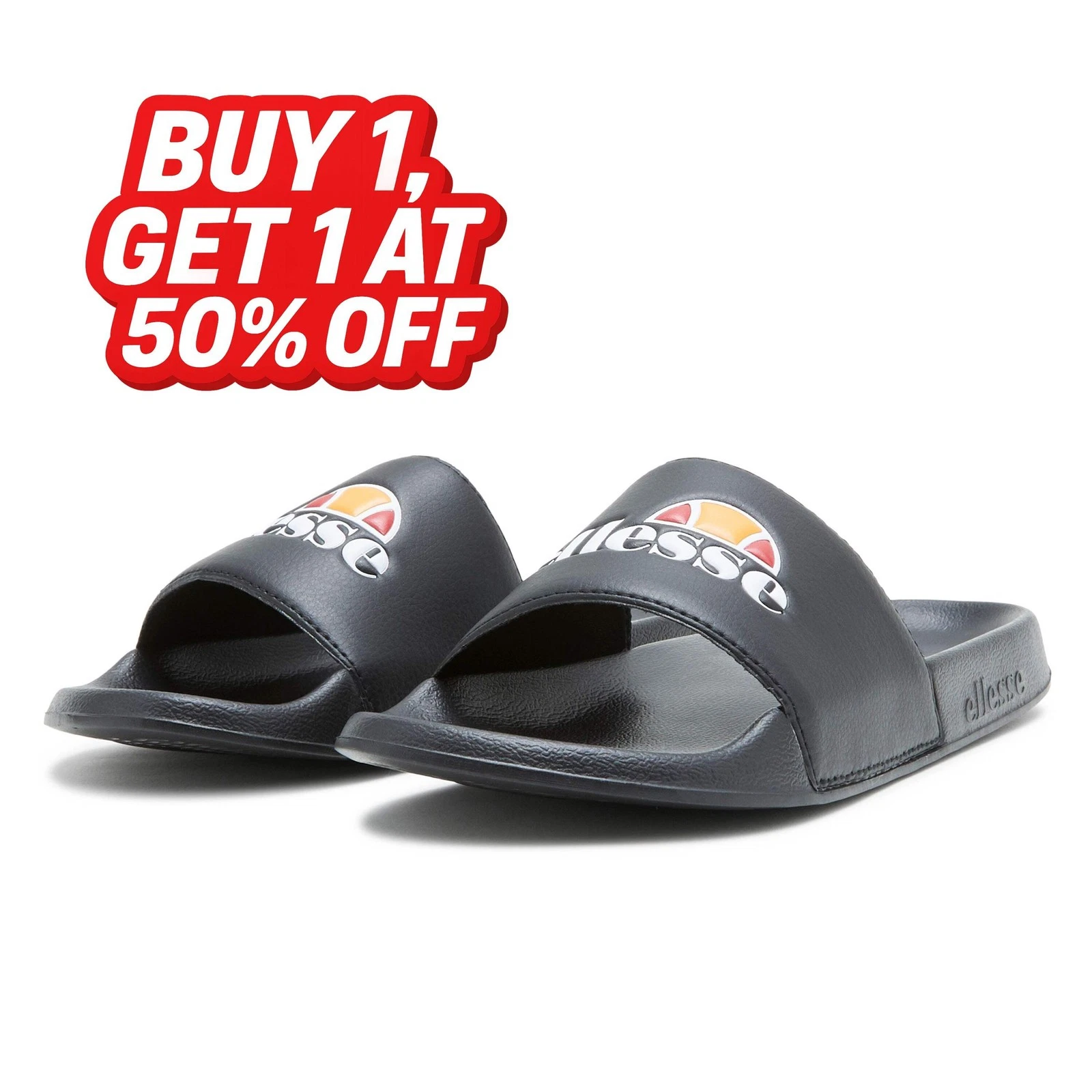 Ellesse Men’s Sliders Logo Pool Slides Como Slide Black
Opens in a new window or tab