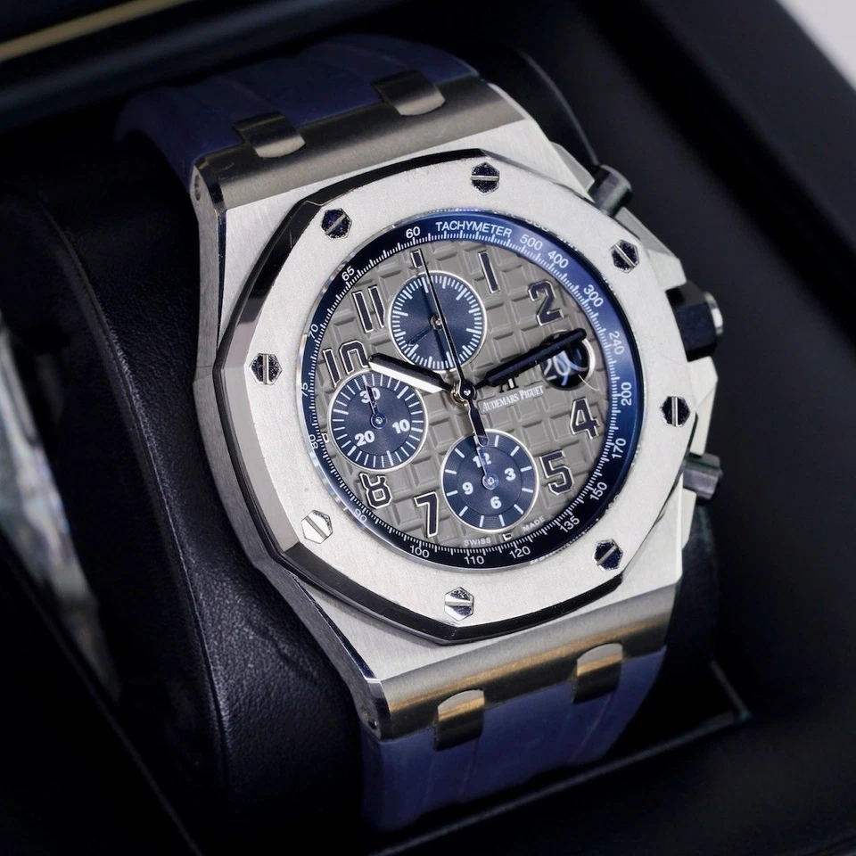 Audemars Piguet Royal Oak Offshore 26474TI.OO.1000TI.01 QEII Cup Grey Dial 42mm - Image 4 of 4