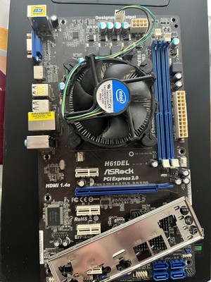 Bundle: Mainboard Asrock H61DEL + PENTIUM G630