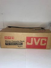 JVC TD-X301 Stereo Cassette Deck   Tested  Working   Complete with Original Box