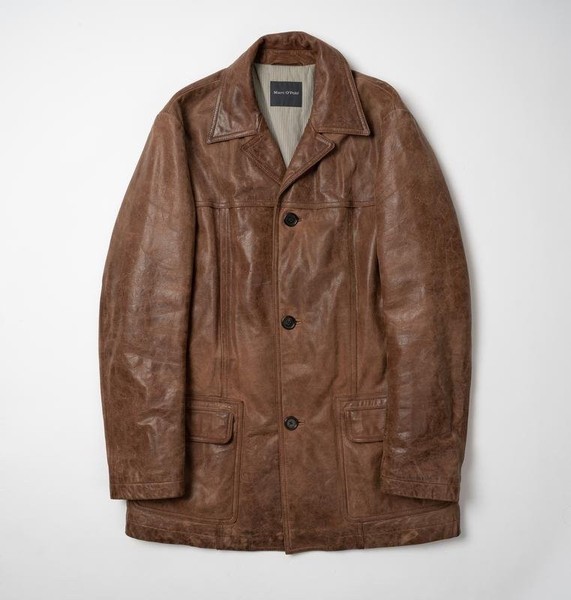 Men Marc O'Polo Jacket Brown Leather 42 / XL / 50