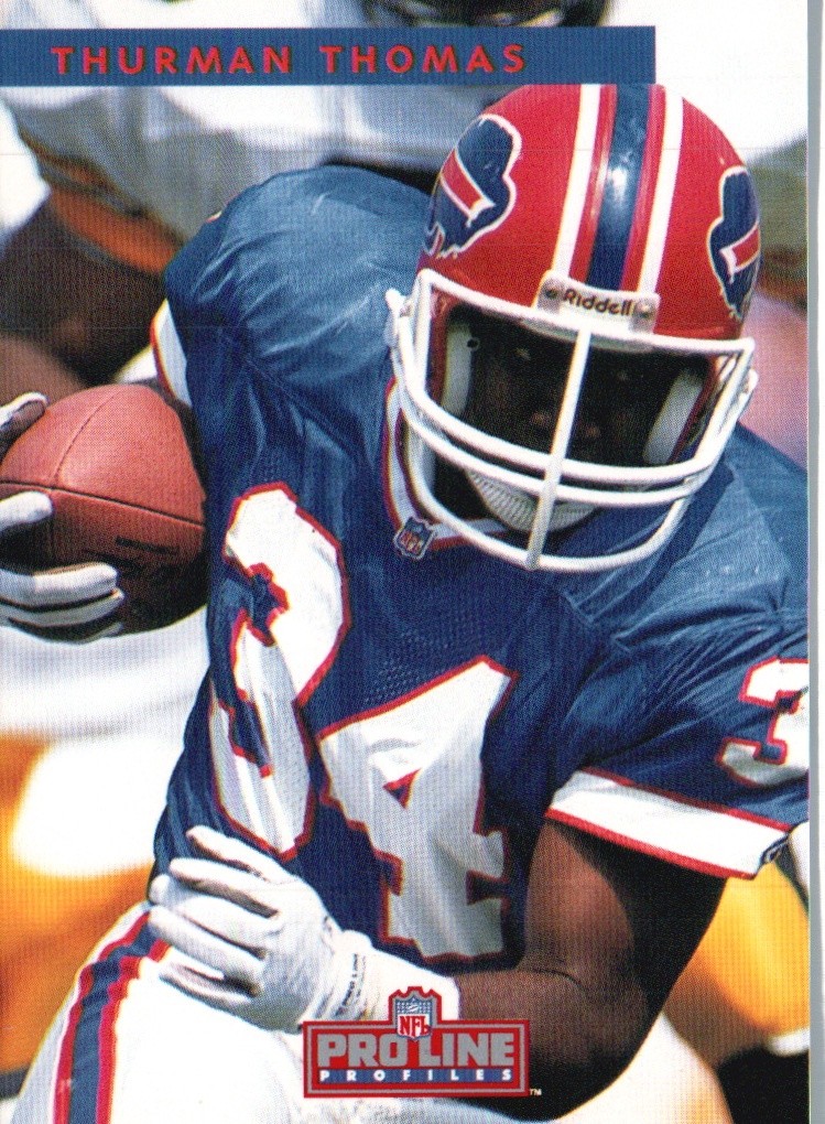 1992 Pro Line Profiles #28 Thurman Thomas