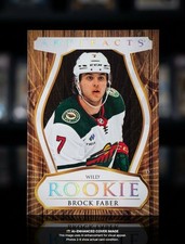 2023-24 Upper Deck Artifacts #189 Brock Faber Wood Variant Rookies RC