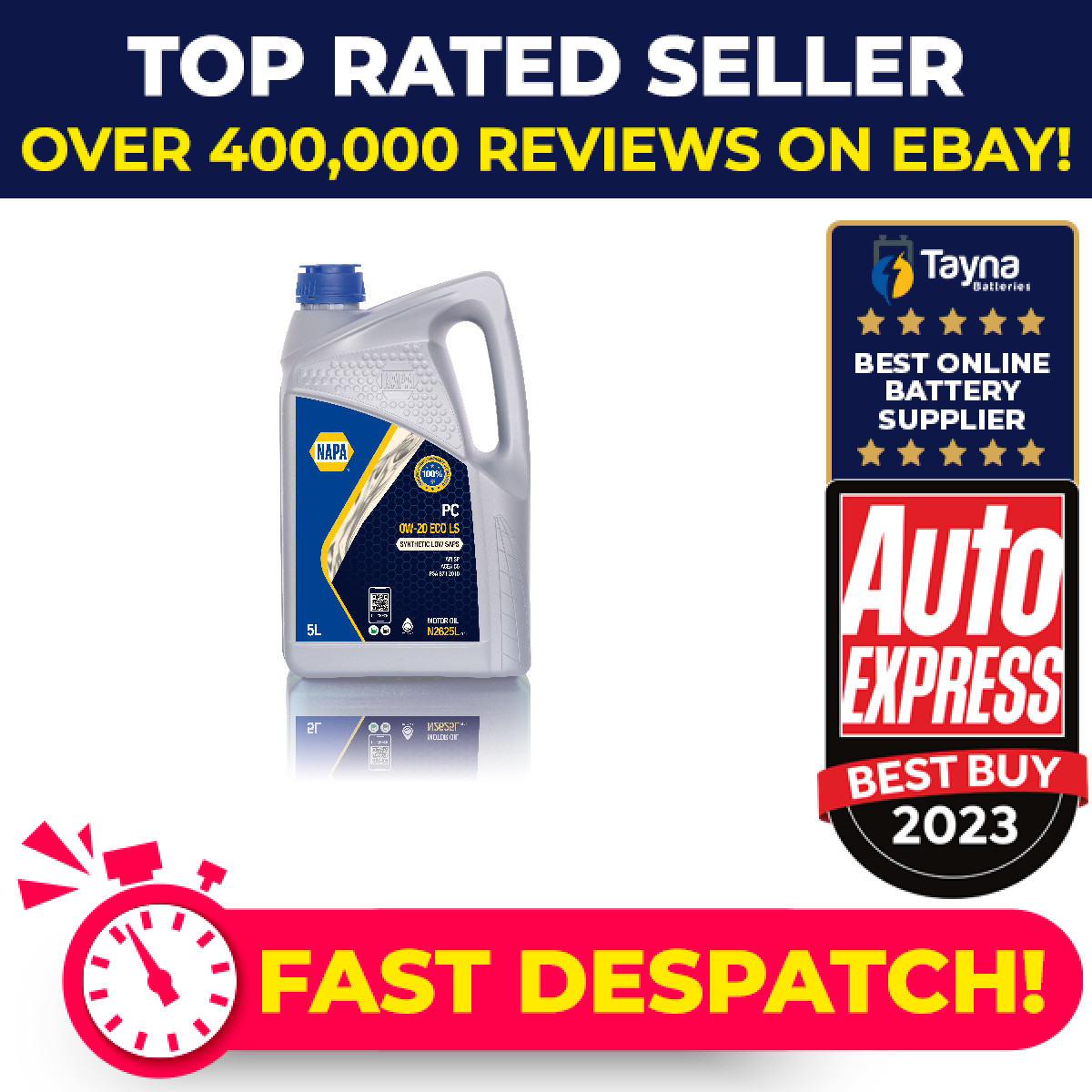 Engine Oil fits VAUXHALL CORSA F 1.2 1.5D 2019 on NAPA Genuine Quality Product