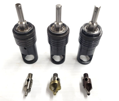 NEW! 3- BE 565 Microstop Cage with 3 NEW countersink cutters (40, 30, 21)