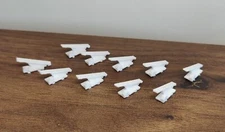 10x Wide Body BELT LOADERS GSE Airport Equipment Models 1:400 Scale Diorama