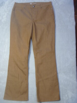 DG2 Jeans Womens size 14 Brown Denim Bootcut NEW Stretch