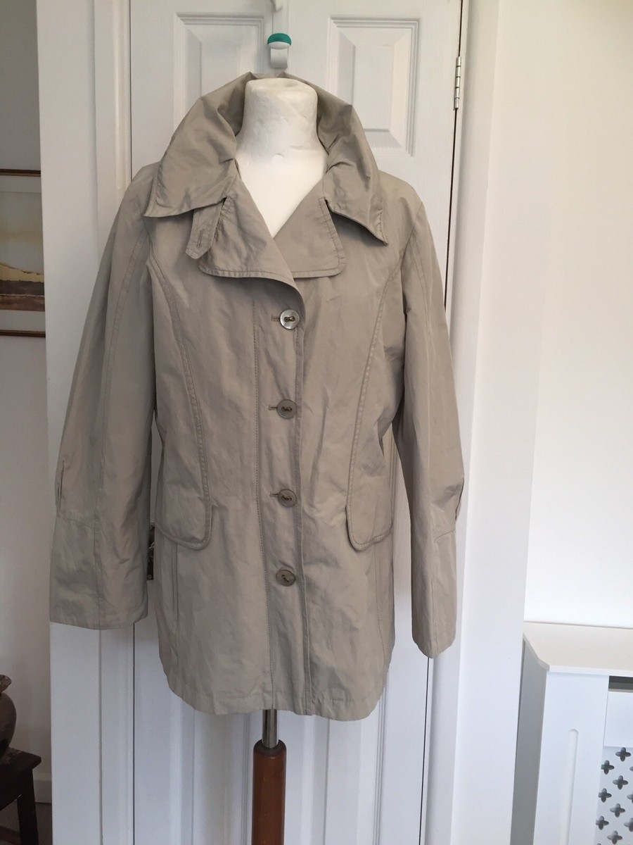 Gerry Weber Women's Casual Jacket Size 12 Stone Beige