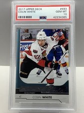 2017 UPPER DECK COLIN WHITE YOUNG GUNS #493 PSA 10 GEM MT *POP 17