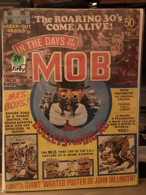 In the Days of the Mob 1 B&W Magazine 1971  Jack Kirby