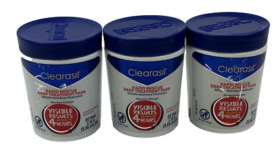 (3) Clearasil Rapid Rescue Deep Treatment Pads, 90 Count 839977009200VL