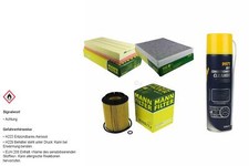 MANN FILTER Paket MANNOL Klimareiniger für VW Touareg 7LA 7L6 7L7 4.2 V8