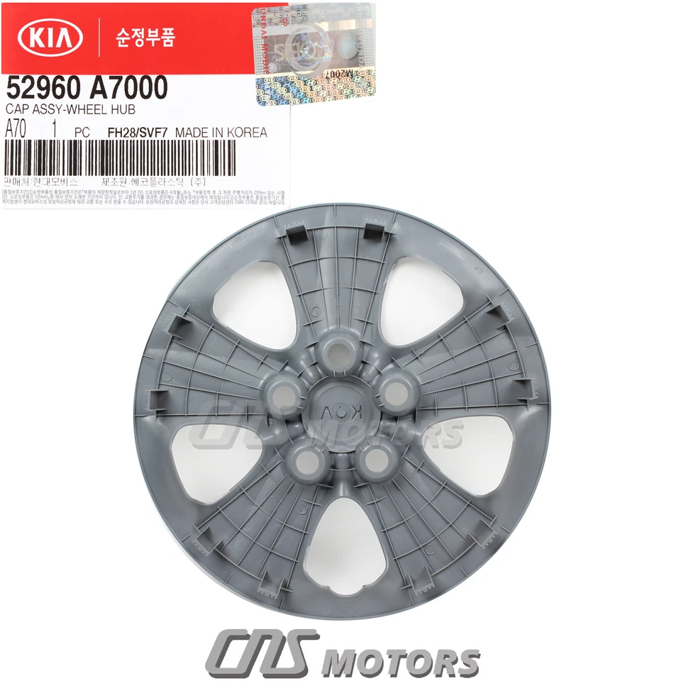 ⭐GENUINE⭐ Wheel Cover 15" for 2014-2018 Kia Forte Forte5 52960A7000 - Image 3 of 4