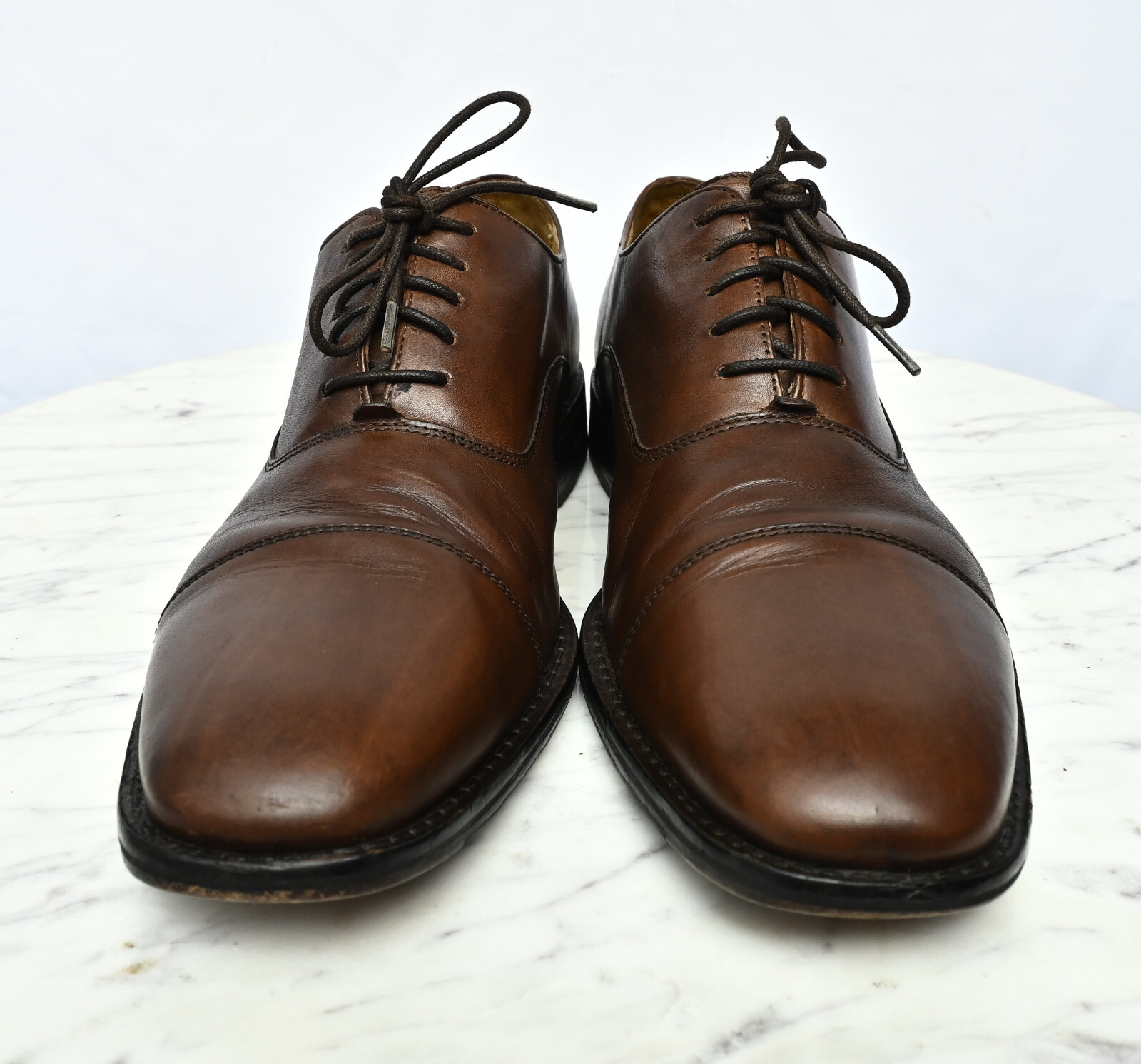 SAOLA Scarpe eleganti classiche Oxford Cole Haan uomo C07516 punta marrone taglia 9 5