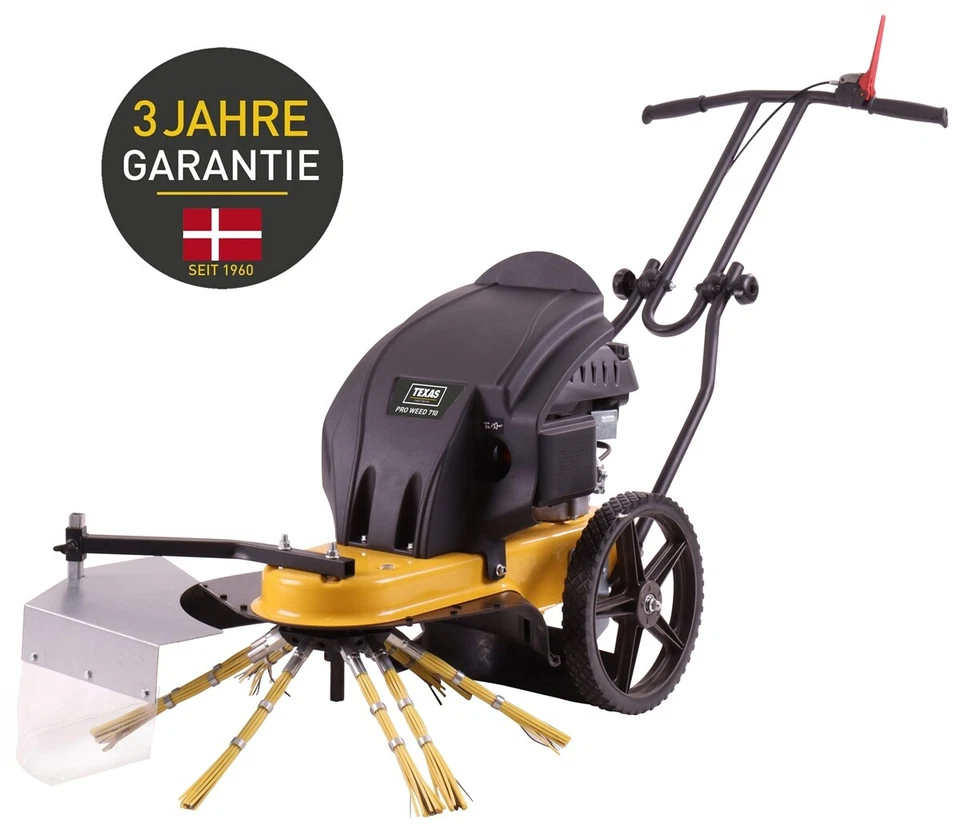 TEXAS Fugenbürste Unkrautbürste Wildkrautbürste Pflasterbürste Benzin ProWeed710