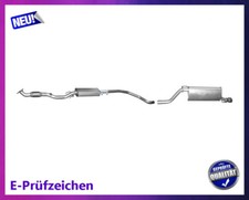 Auspuffanlage für Opel Corsa D E 1.4 55/64/66/74KW Auspuff Chrom