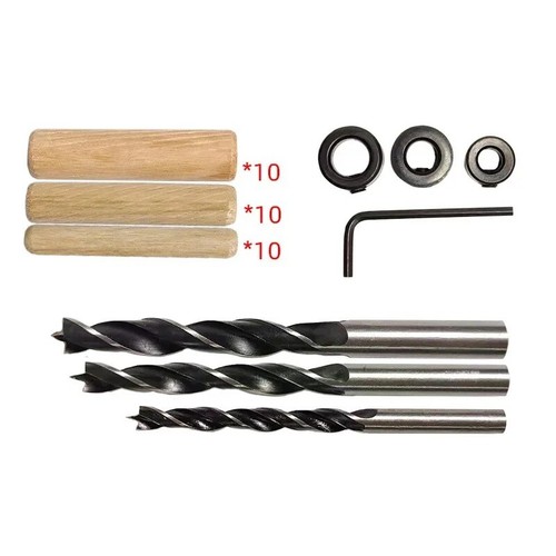 Fissaggio limite posizionamento foratura legno 10 fori fai da te lavorazione legno 3-12mm - Foto 6 di 14