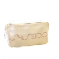 Shiseido Cosmetic Makeup Bag Glossy Authentic 5x8x3