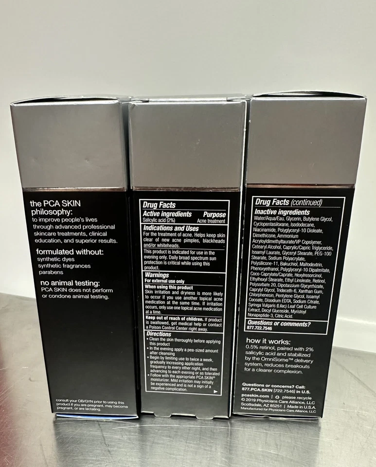 Lote de 3 PCA Tratamiento Intensivo Claridad Acné Piel 1oz/29g EXP 02/23 Foto 3 de 4