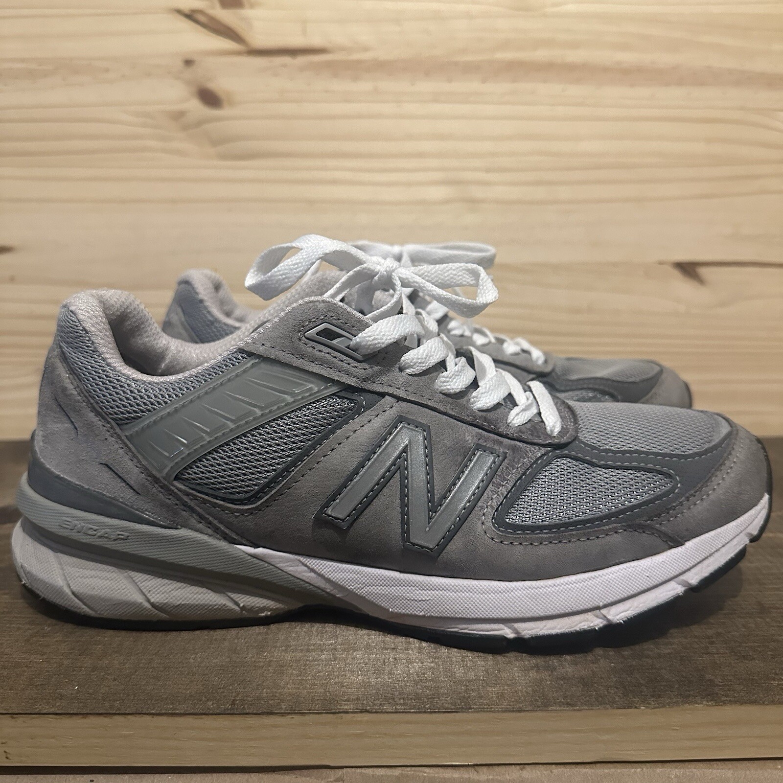 New Balance 990v5 Wmn's Size 10.5 Gray Running Sneaker Shoes Made in USA M990GL5