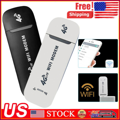 4G LTE Wireless USB WiFi Router Modem Dongle Unlocked Network Hotspot SIM Card~