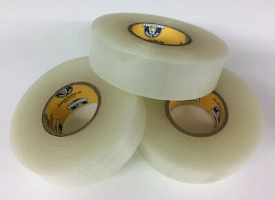 Clear Hockey Tape - Shinguard and Sock Tape - 1x30 Yards - 3 Rolls Howies Hockey