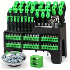 118PCS Magnetic Screwdriver Set Plastic rack magnetic bowl Chrome Vanadium Steel
