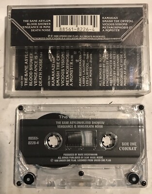 Blind Illusion - The Sane Asylum Cassette 1988 Combat – 88561-8226