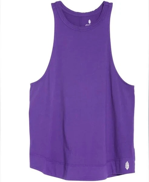 Free People FP Movement Sz S Inhale Tank Top In Purple ~ 100