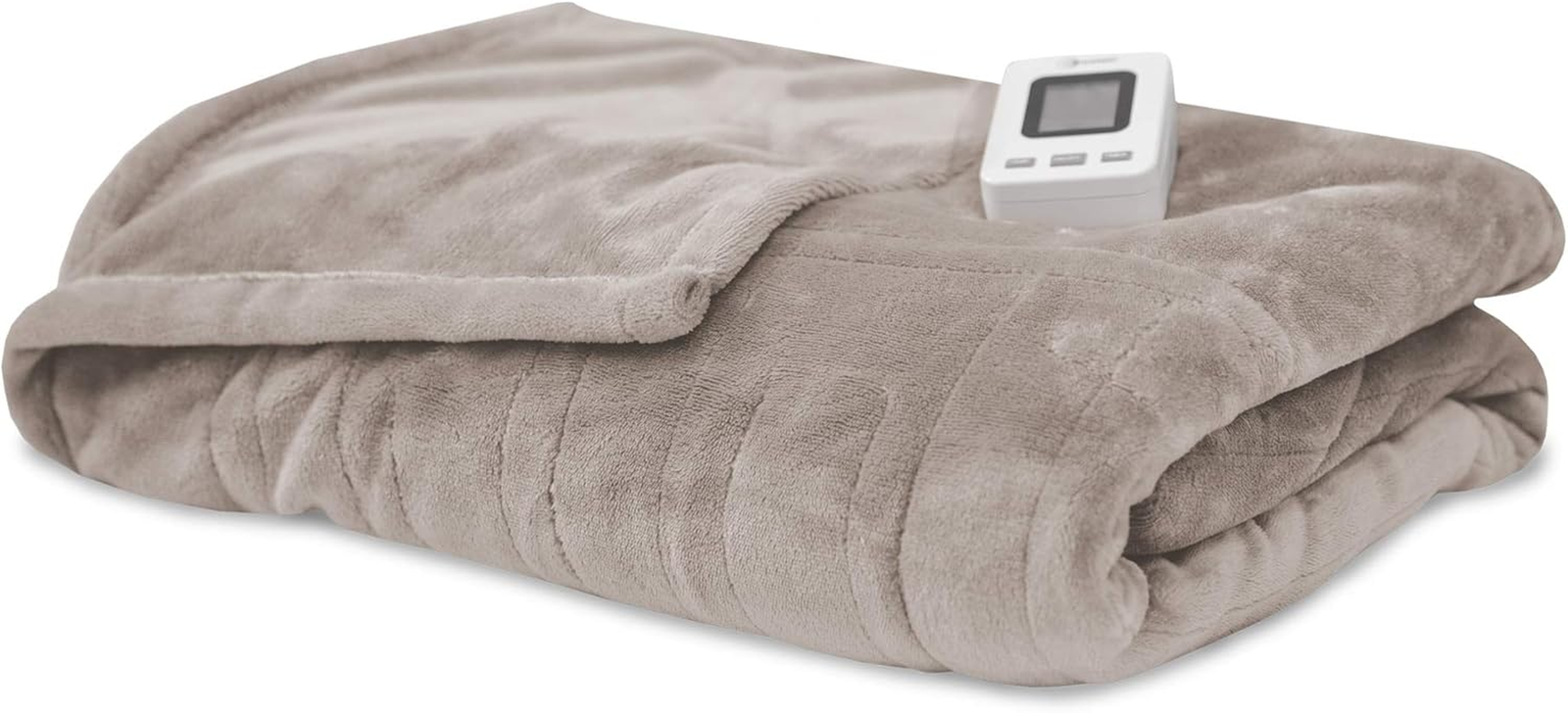 Heated Electric Blanket with Sensorsafe, Full, Cappuccino