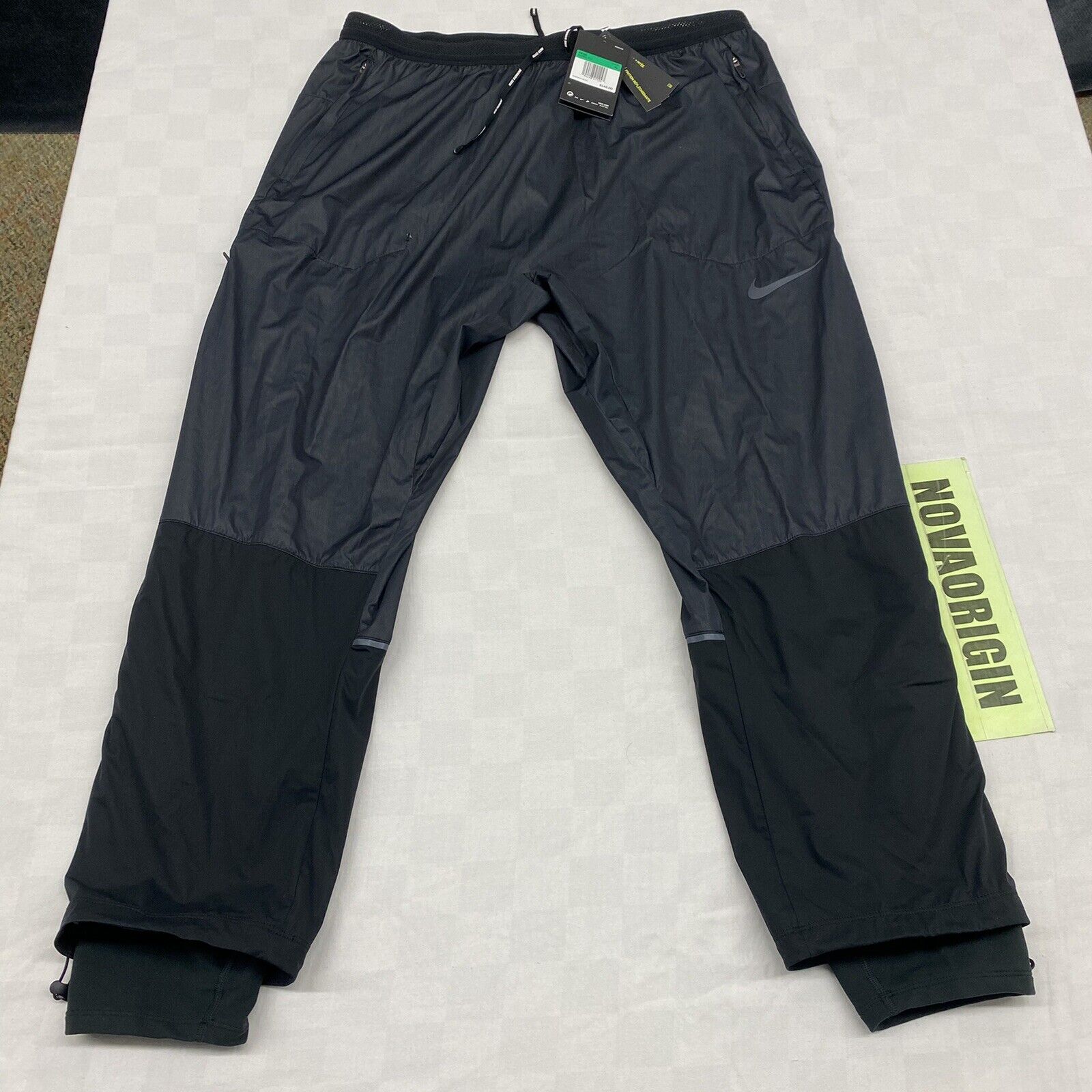 SIZE SMALL - Nike Swift Shield Slim Fit Running Pants Black CU7857