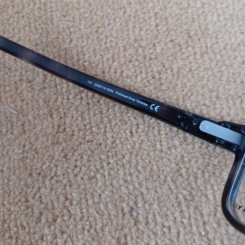 Oakley LATCH SS OX8114 0352 Polished Grey Tortoise Eyeglasses Rx Frame 52-17-131 - Picture 5 of 15