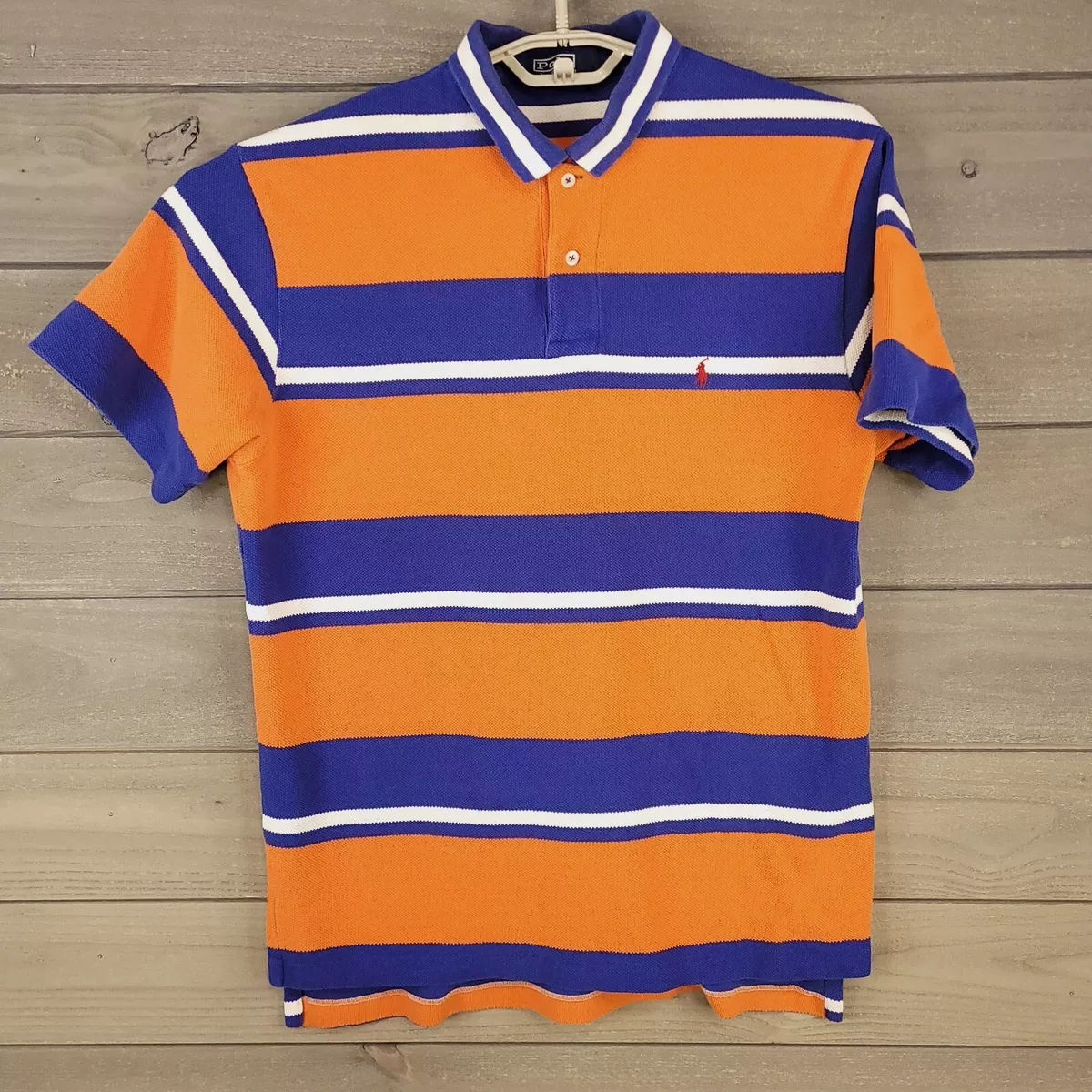 Blue and orange cheap ralph lauren polo shirt