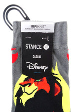 Disney Villains Socks Scar The Lion King Movie Size Large BRAND-NEW WITH TAGS