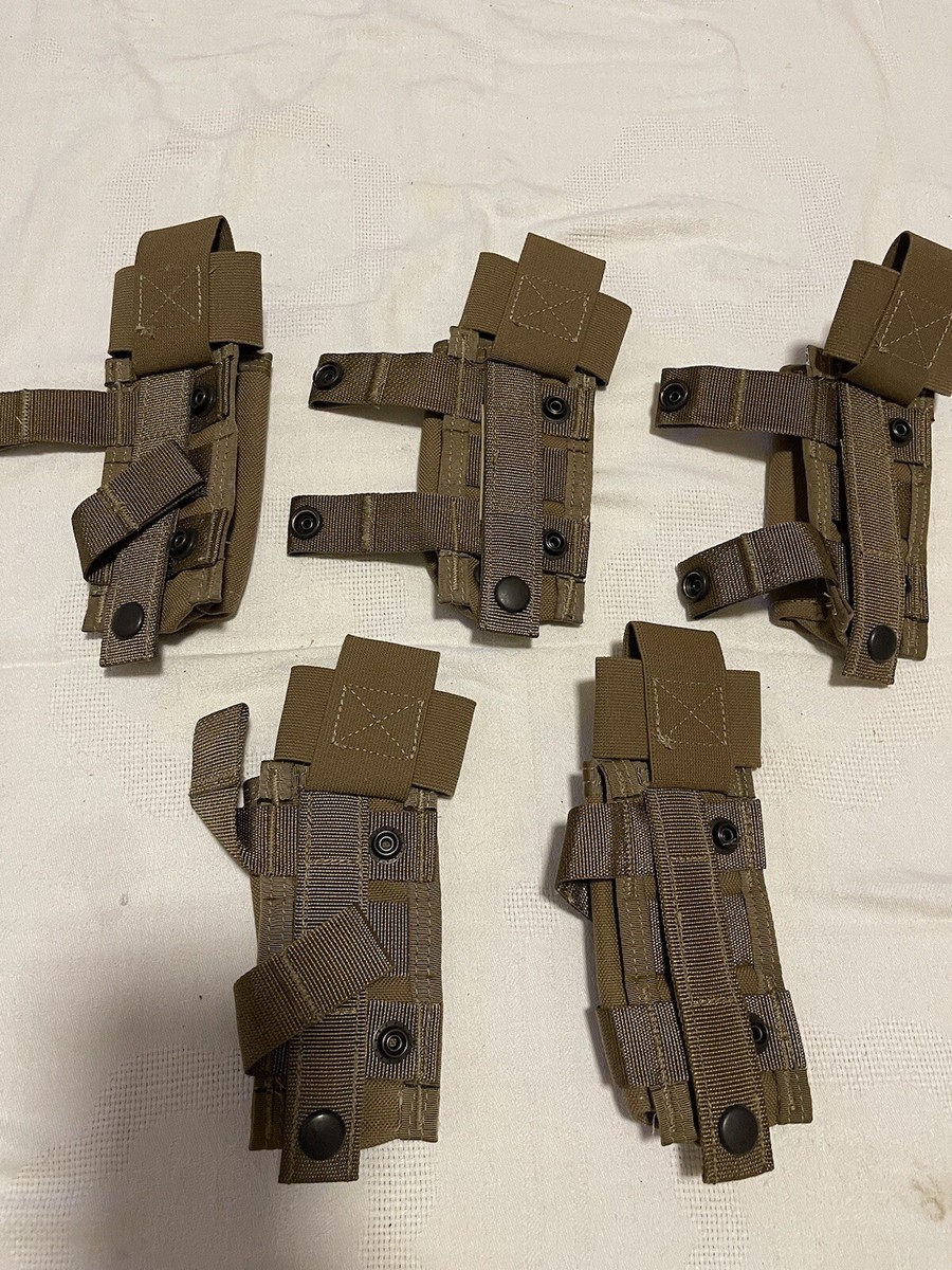 Lot of 5 Pc USMC Military Tourniquet MOLLE TQ CAT Pouch Coyote