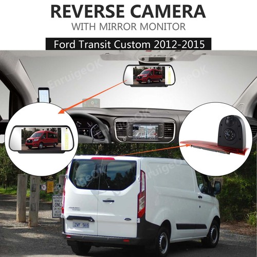 Dual Lens 3rd Brake Light Backup Camera Kit for Ford Transit Custom (2012-2015) - Picture 2 of 20