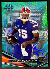 Anthony Richardson 2022 Bowman's Best University Aqua Lava Refractor /199 #91