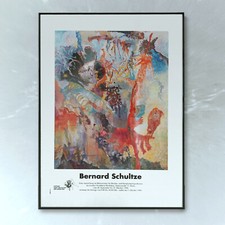 Bernard Schultze 1996 Plakat Ausstellung im Ministerium f.Bund u. Land NRW, Bonn