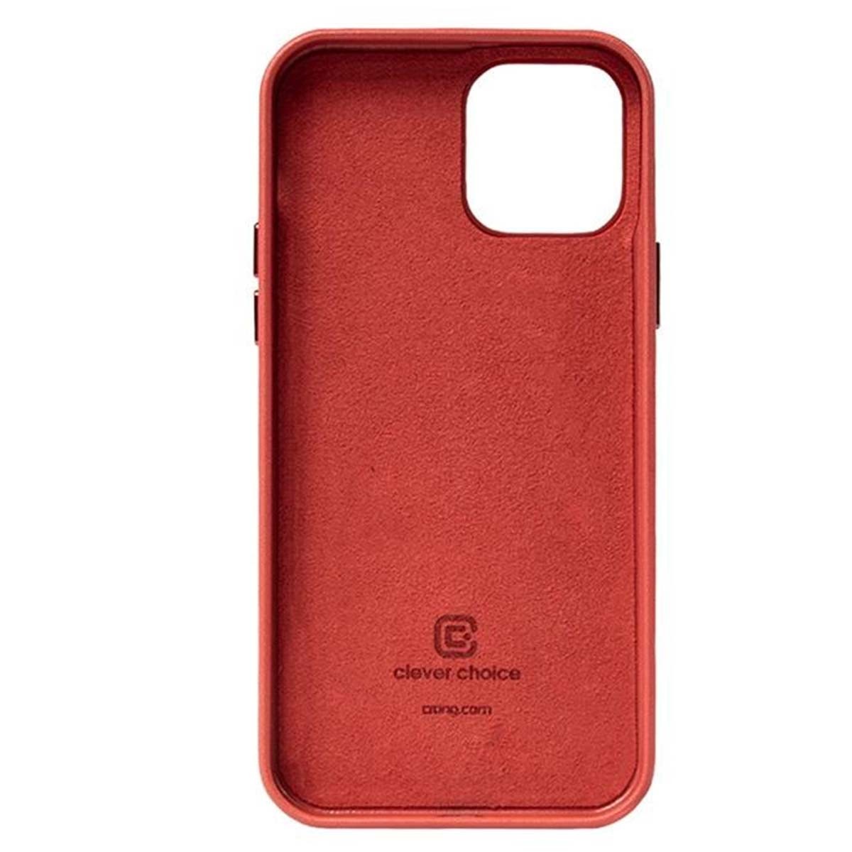 Coque rouge iPhone 12 Pro Max Crong Essential Ultra Elegante - 4
