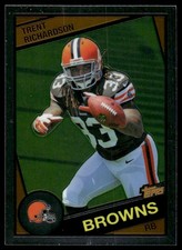 Trent Richardson Rookie 2012 Topps Chrome #20 1984 Cleveland Browns