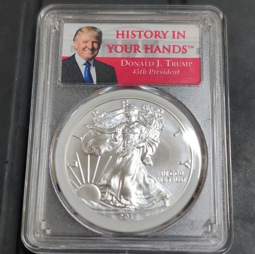 U.S. Mint 2017 American Eagle PCGS MS70 First Strike 1 oz Silver Coin