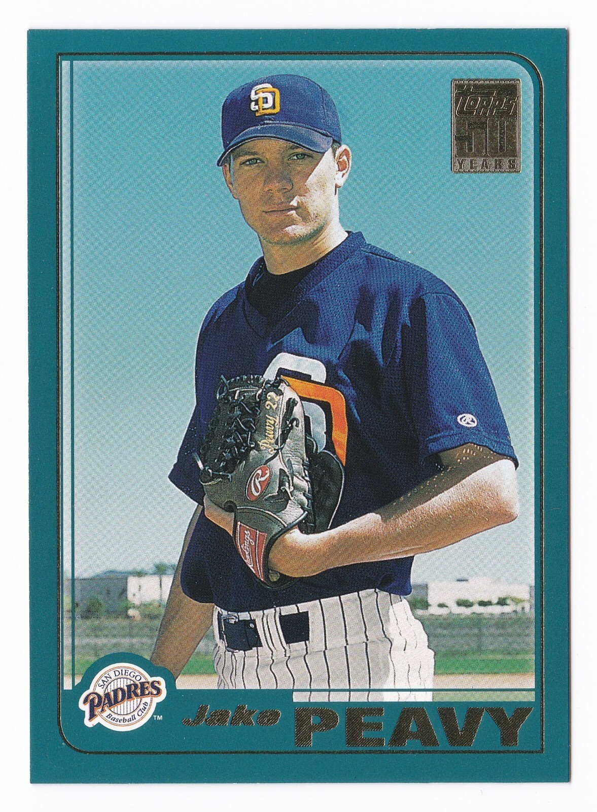 Jake Peavy RC 2001 Topps Traded & Rookies #T175 - San Diego Padres