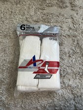 Vintage Kmart Athletech Tube Socks 6 Pack Size 6-12 Made In USA NOS