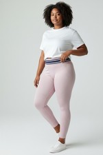 Victoria s Secret PINK Seamless Fold Over Leggings XL High Rise Blush Pink NWT