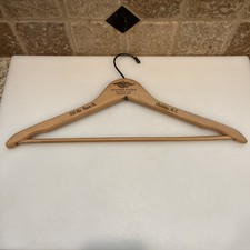 Golden Eagle Motor Inn Charlotte Wood Clothes Hanger Brown Wooden Hotel NC