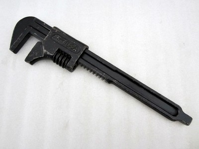Vintage Moore Drop Forge 9'' Ford Script Adjustable Auto Wrench USA
