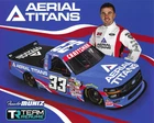 2026 FRANKIE MUNIZ “AERIAL TITANS" #33 NASCAR CRAFTSMAN TRUCK POSTCARD
