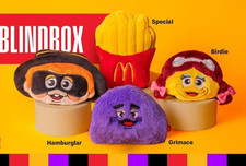 NEW McDonald's Crew Pocket Pouch Birdie Hamburglar Grimace & Special Fries SG EX